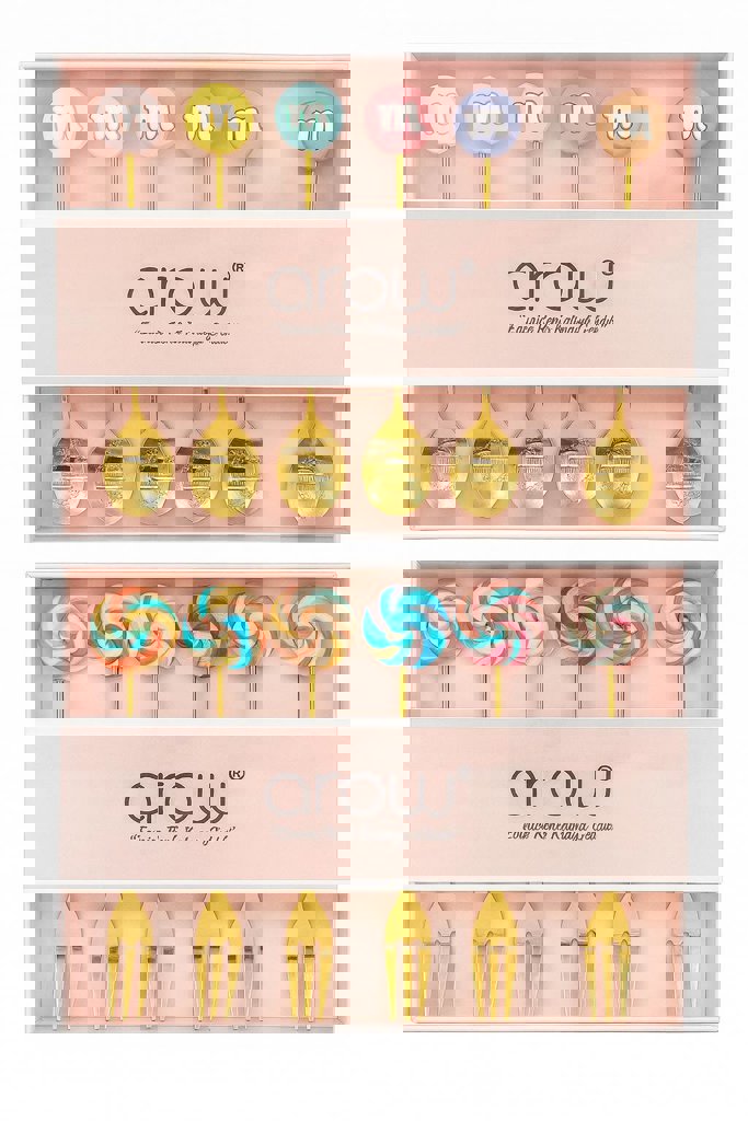 AROW 6LI EMOJI SAPLI GÜMÜS TATLI ÇATAL  *60