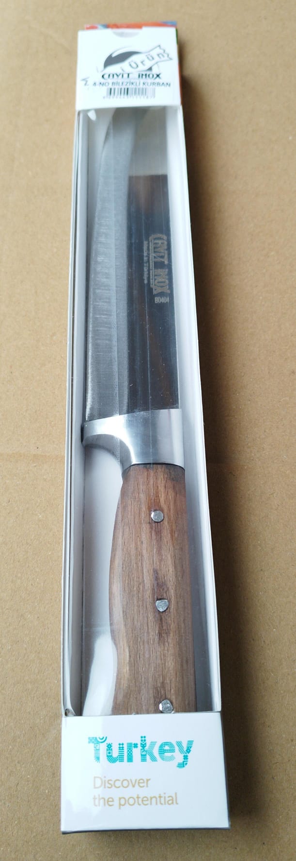 CAVIT INOX 4 NO BILEZIKLI ET BIÇAGI *10