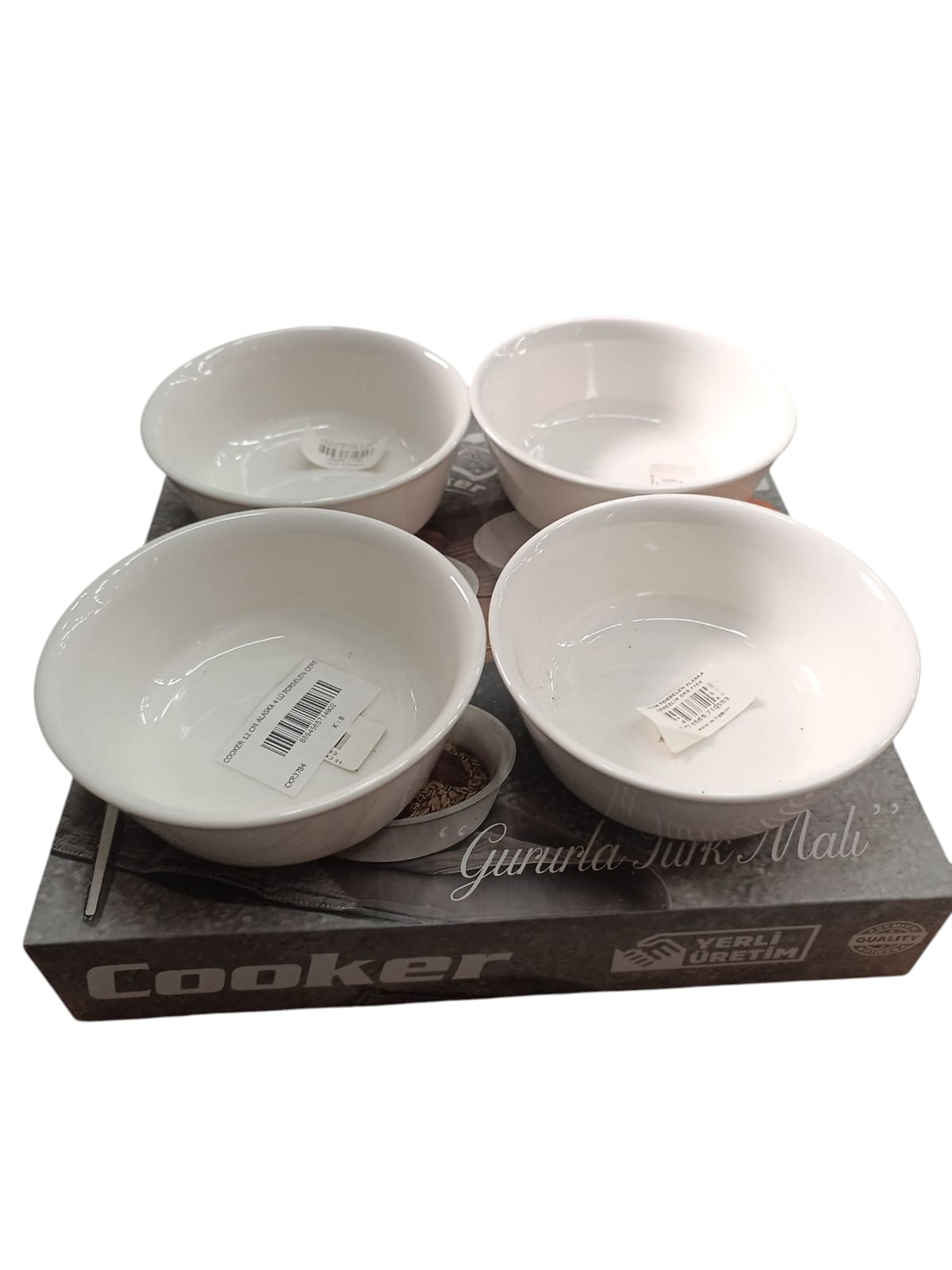 COOKER 11 CM LEO 4 LÜ PORSELEN ÇEREZLIK SETI *10