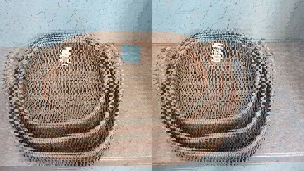 DMR 3 LÜ OVAL BAMBU TEPSI*24
