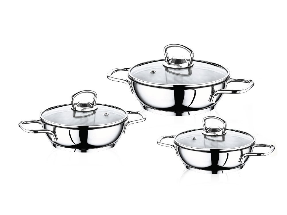 SAFINOX ECO 6 PARÇA 3 LÜ SAHAN SETI TEL SAP *4