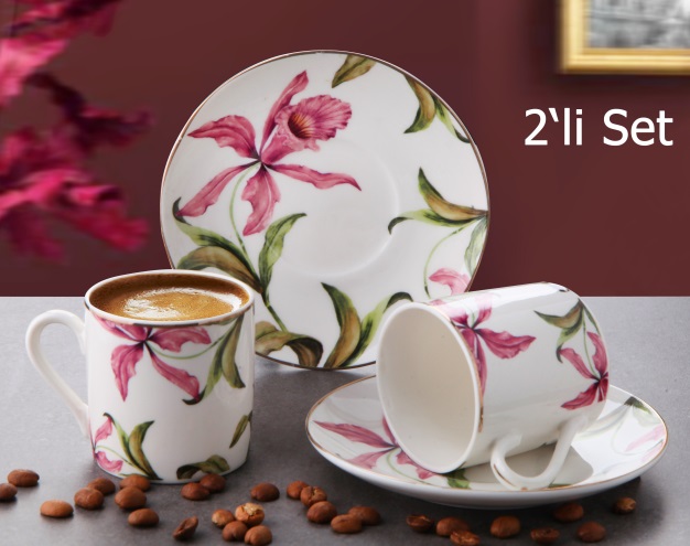 GÖNÜL PORSELEN 2 LI KAHVE FINCAN TAKIMI *24