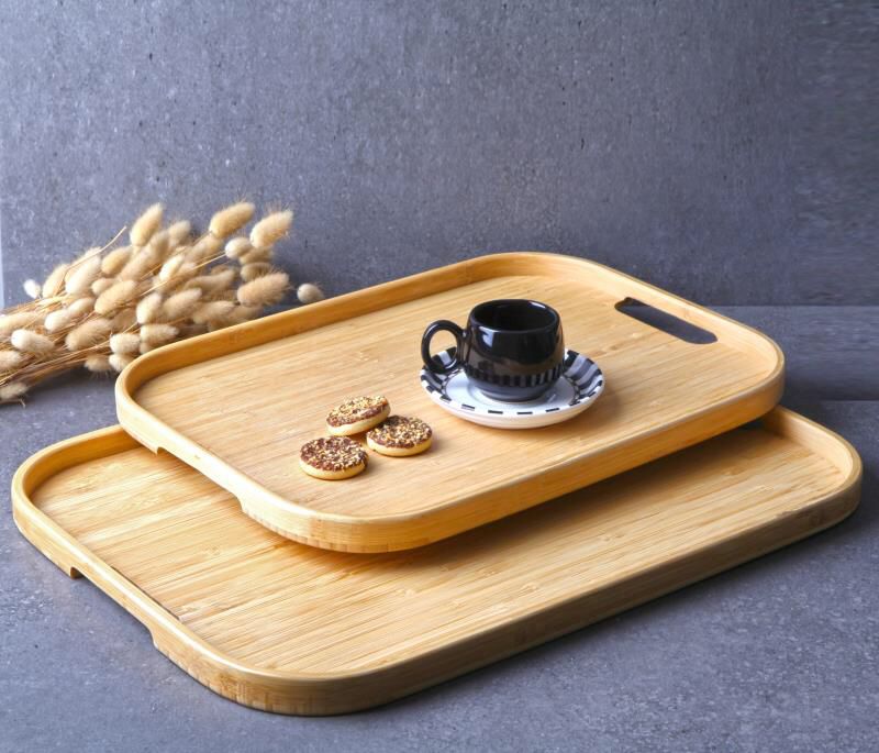 GÖNÜL BAMBU 2 LI TEPSI 39,5*28-46*33 *12