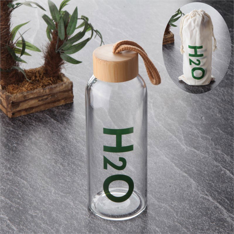 TOHANA H20 BAMBU KAPAKLI 600 ML CAM MATARA *12