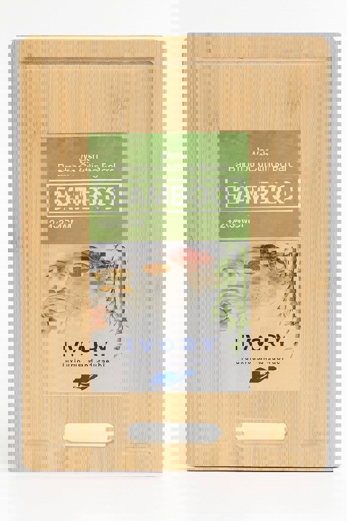 BOZ IVORY 24X34CM EL GEÇMELI BAMBU KESM PANOSU *30