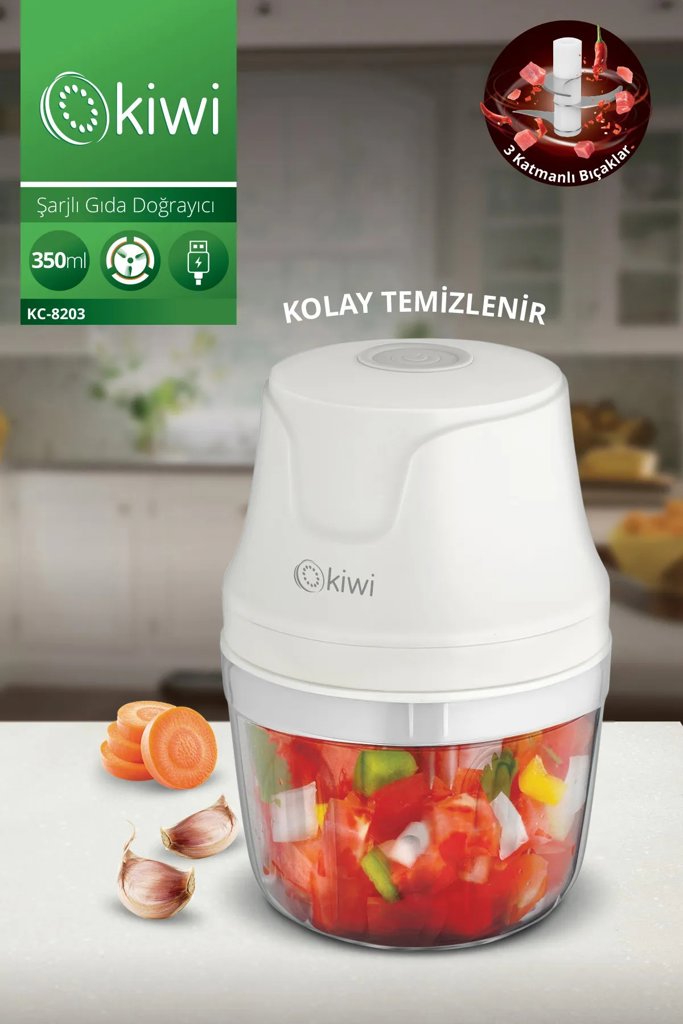 KIWI SARJLI PRATIK GIDA DOGRAYICI  *6