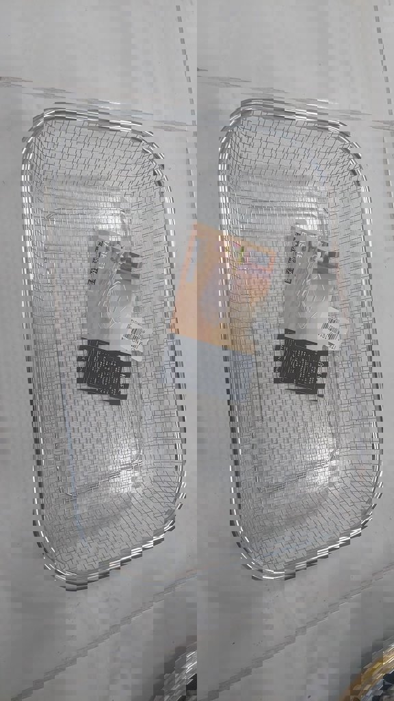 OSKAR ÇELIK DIKDÖRTGEN TEL SEPET SÜZGEÇ 24 CM *120