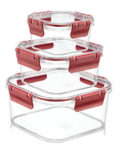 SOFT 3 LÜ SET KARE 400-900-1800 ML CHEF BOX *36