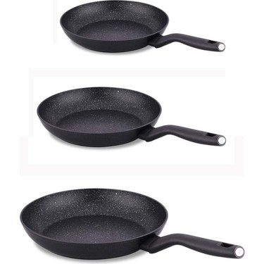 KORKMAZ NORA GRANIT TAVA SETI 24-26-28 CM *1