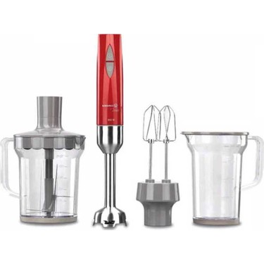 KORKMAZ VERTEX  MEGA BLENDER SET KIRMIZI *4