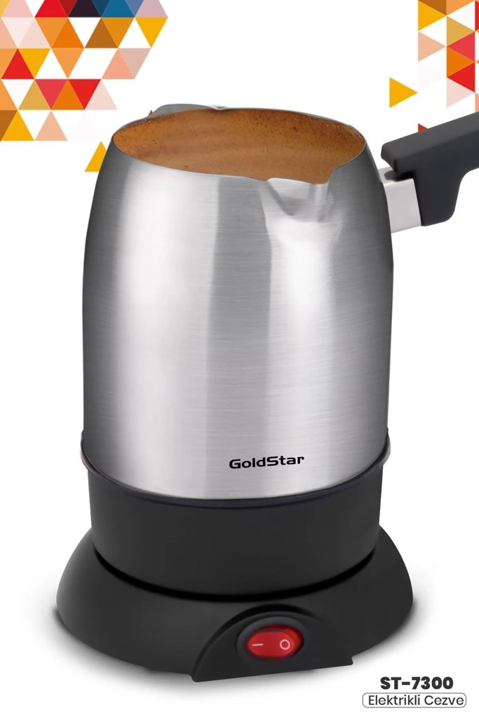 GOLDSTAR ELEKTRIKLI CEZVE INOX *10