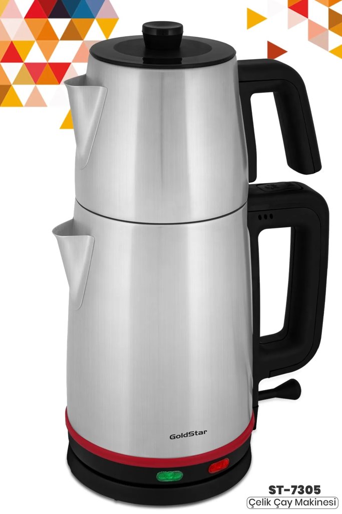 GOLDSTAR ÇELIK ÇAY MAKINESI INOX  *4