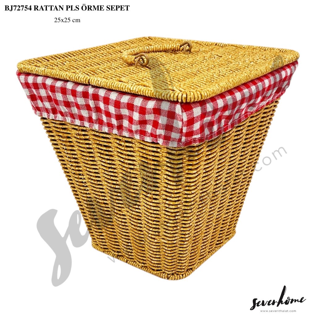 SEVER RATTAN PLASTIK ÖRME PATATES SOGAN SEPET *16