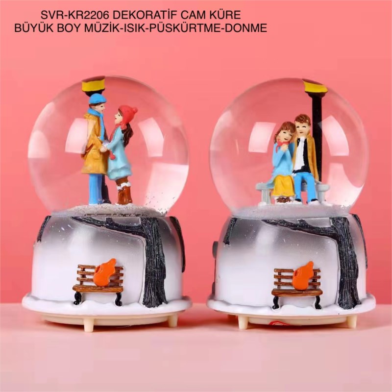 SEVER DEKORATIF CAM KÜRE *12
