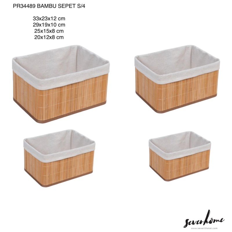 SEVER BAMBU SEPET S/4 *8