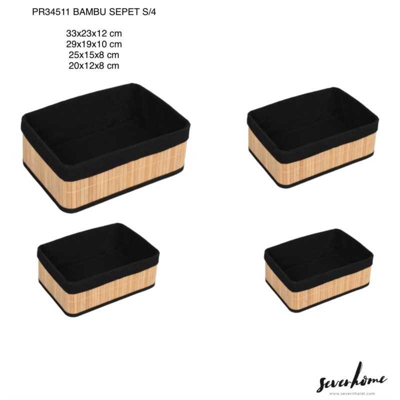 SEVER BAMBU SEPET S/4 *8