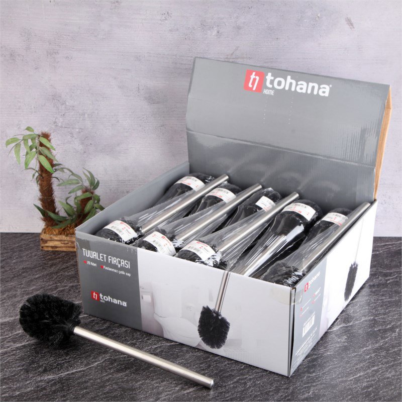 TOHANA METAL SAPLI YEDEK TUVALET FIRÇASI *40
