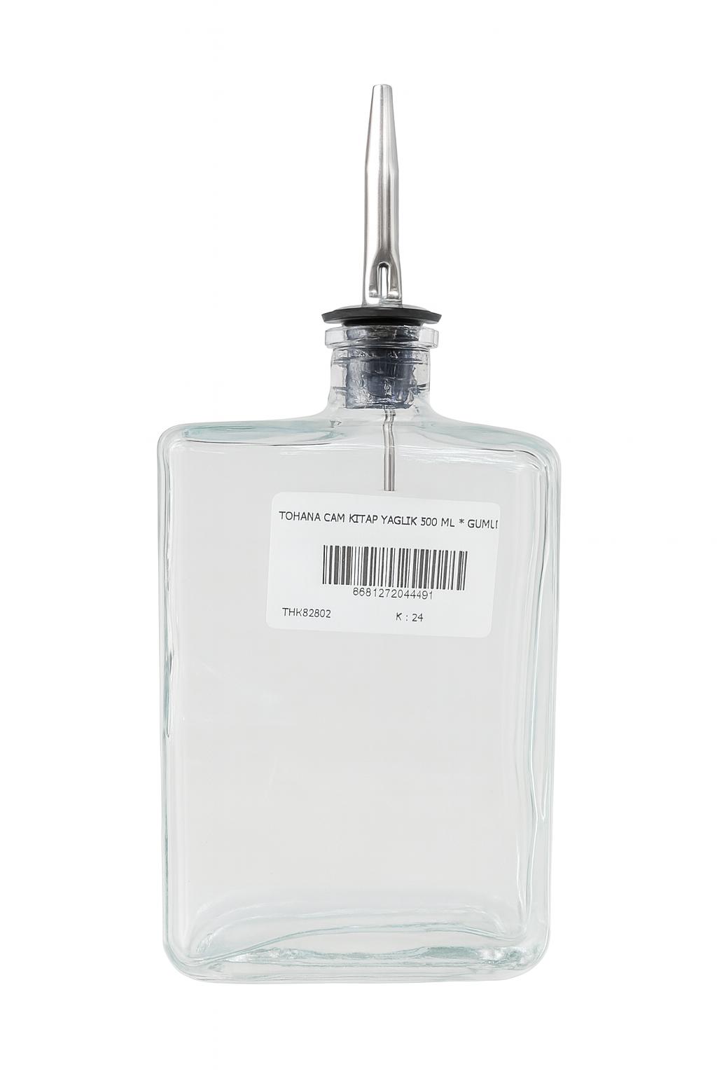TOHANA CAM KITAP YAGLIK 500 ML * GÜMÜS *24
