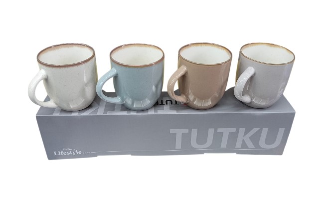 TUTKU PORSELEN 4 LÜ KUPA KÇK *ALS-003* *15