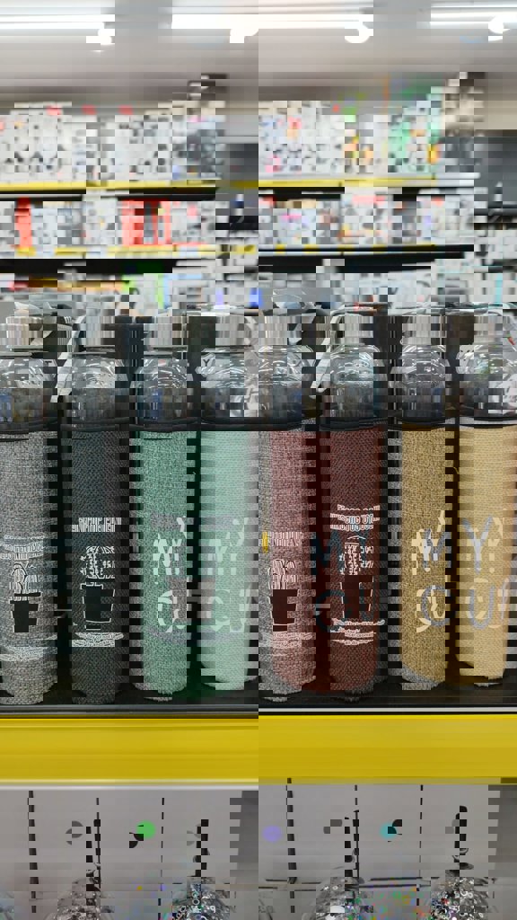 YAKUT CAM SU MATARA RENKLI BEZLI 750 ML. *36
