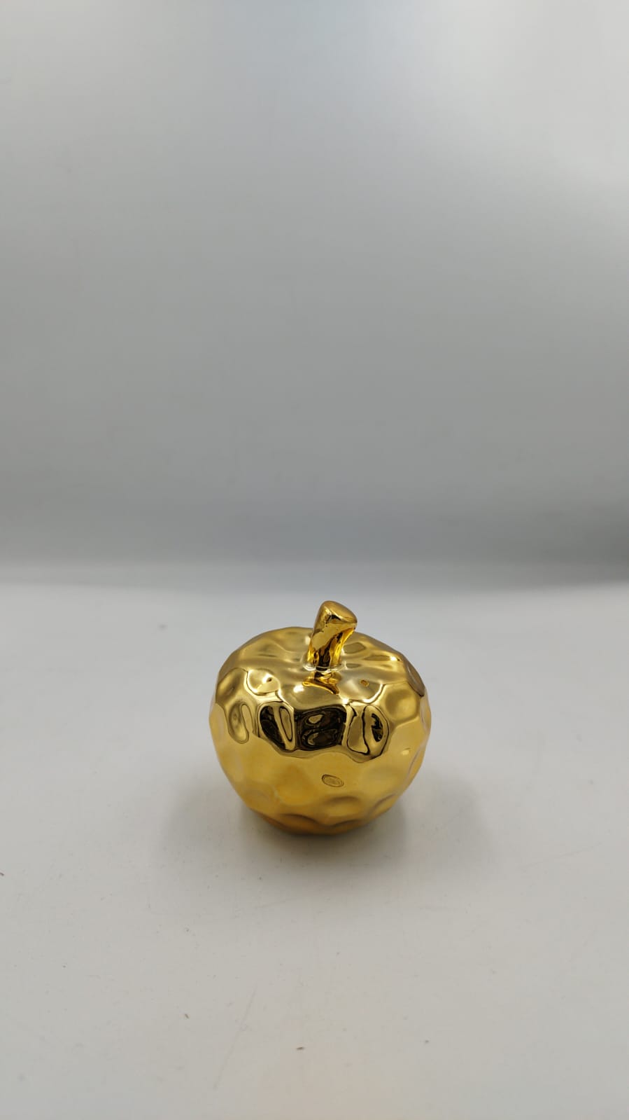 YAKUT DEKORATIF GOLD DESEN ELMA KÜÇÜK 20X12 LI *24