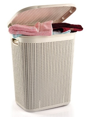 ÖRGÜ DESEN KI·RLI· ÇAMASIR SEPETI· 50 LT.0 -M079 *