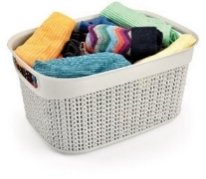 ÖRGÜ DESEN SEPET 9 L.0 -M089 *24