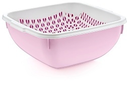 KARE KÜÇÜK SÜZGEÇ KASE SET 4 LT.0 -M090 *24