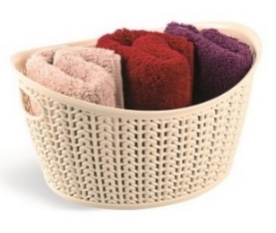 ÖRGÜ DESEN OVAL SEPET 3,3 L.0 -M1167 *24