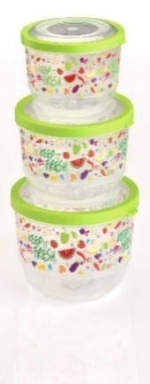 TRENDY SAKLAMA KABI YUVARLAK - SEFFAF GÖVDE - ELAS