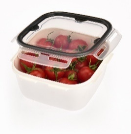 ÇI·FT RENK KARE KAPAKLI KI·LI·TLI· SAKLAMA KABI - 