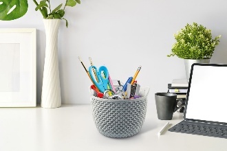 YUVARLAK DAMLA DESEN SEPET 1,5 L.0 -M152 *24