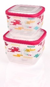 TRENDY SAKLAMA KABI KARE - SEFFAF GÖVDE - ELASTOME