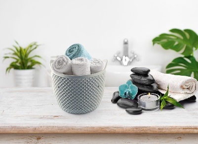 YUVARLAK DAMLA DESEN SEPET 3,3 L.0 -M153 *24