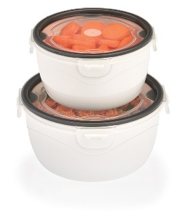 KARBEYAZ GÖVDE -ÇI·FT RENK KAPAKLI YUVARLAK SAKLAM