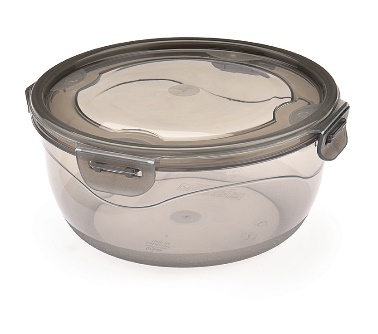 FÜME - YUVARLAK KAPAKLI KI·LI·TLI· SAKLAMA KABI Ø 