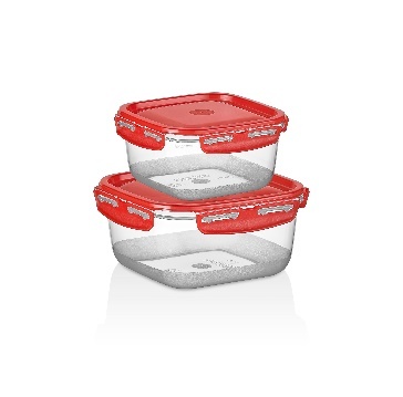 ÇI·FT RENK KARE KAPAKLI KI·LI·TLI· SAKLAMA KABI 2'