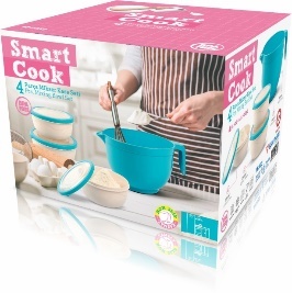 MI·KSER+SAKLAMA KABI 4'LÜ SET RENKLI· KUTU.0 -M203