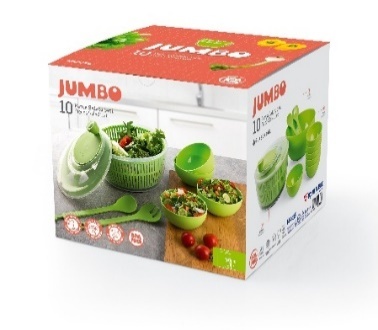 JUMBO SALATA SETI· RENKLI· KUTU PAKETLEME - 1 X M+