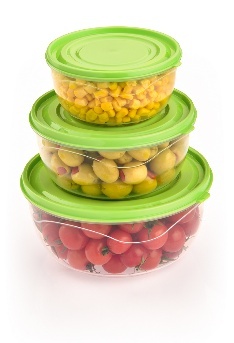 YUVARLAK SAKLAMA KABI 3'LÜ SET.0 -M3816 *24