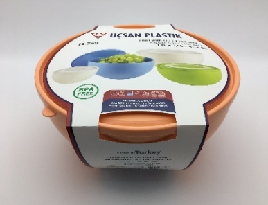 KAPAKLI KASE 4'LÜ SET.0 -M941 *12