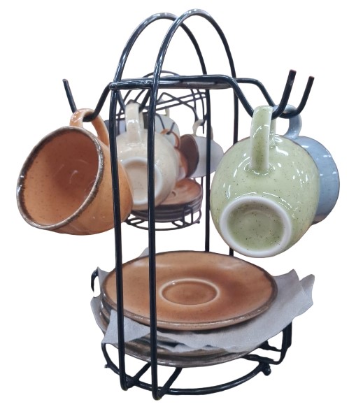 HOME SAND STANDLI 4 LÜ ESPRESSO FINCAN SETI *6