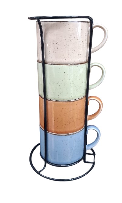 HOME SAND STANDLI 4 LÜ ISTIF CAPPUCCINO KUPA *6