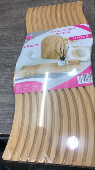 ALKAYA BAMBU UZUN SEKILLI SUNUM TAHTASI *24