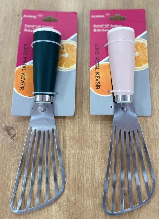 ALKAYA LÜKS METAL DELIKLI SPATULA *240