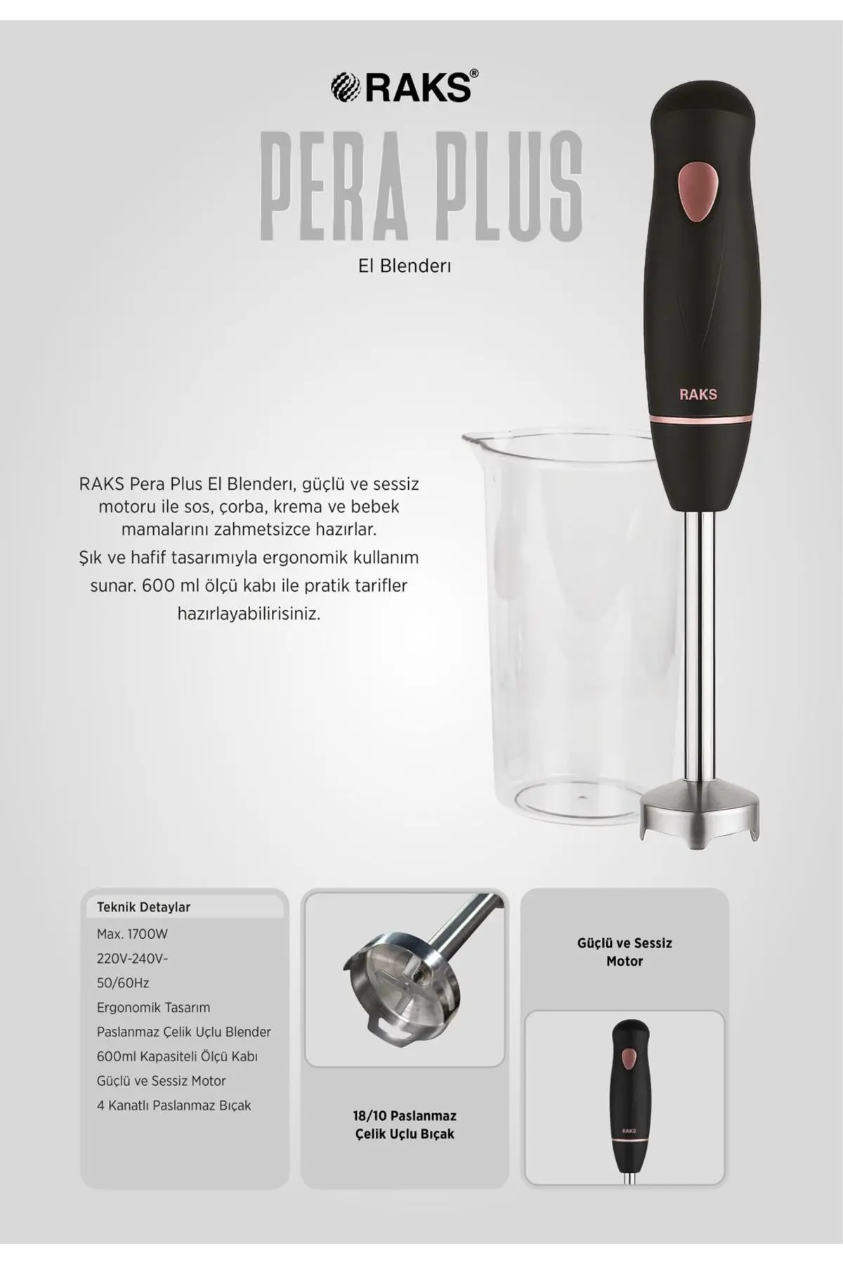 RAKS PERAPLUS BARDAKLI EL BLENDER *24