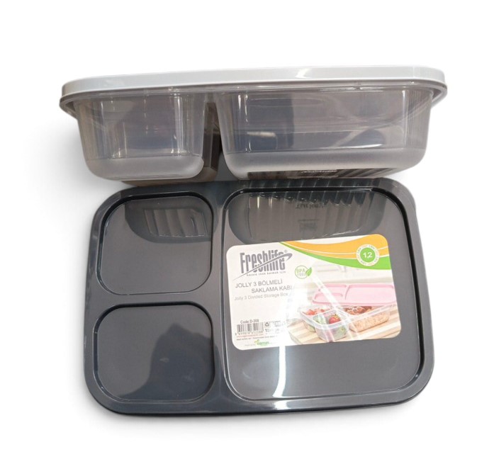 FRESHLIFE JOLLY DIKDRTGN 2 BÖL. SAKLAMA KABI 1,2LT